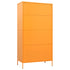 Lady Jillian -  Wardrobe Mustard Yellow 90x50x180 cm Steel